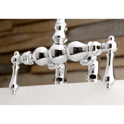 Kingston Brass AE91TX-P Aqua Vintage 3-3/8-Inch Deck Mount Tub Faucet