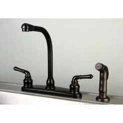 Kingston Brass Americana 8-Inch Centerset Kitchen Faucet