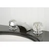 Kingston Brass Americana Two Handle 8" to 16" Widespread Lavatory Faucet with Brass Pop-up