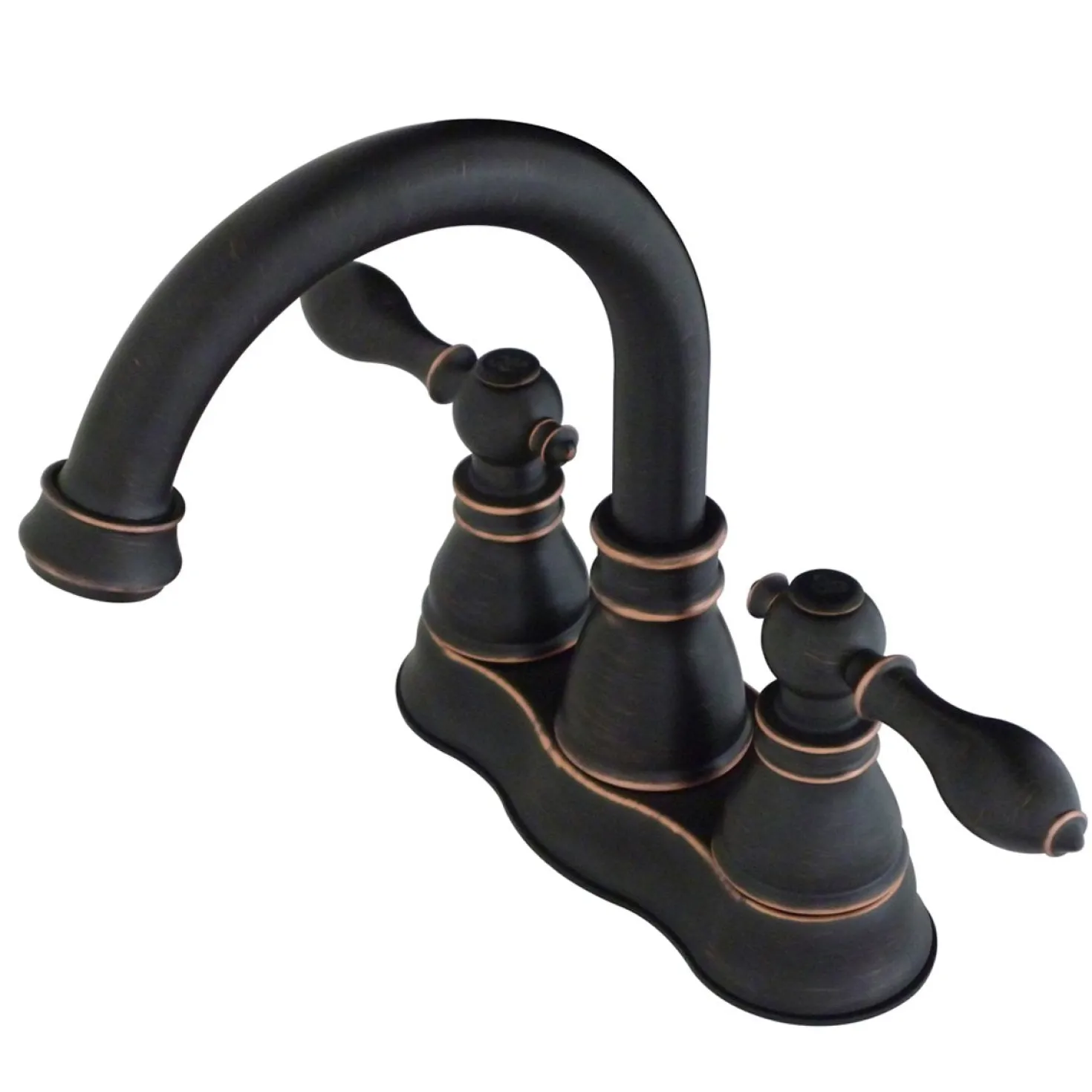 Kingston Brass American Classic FSC1616ACL 4" Centerset Lavatory Faucet