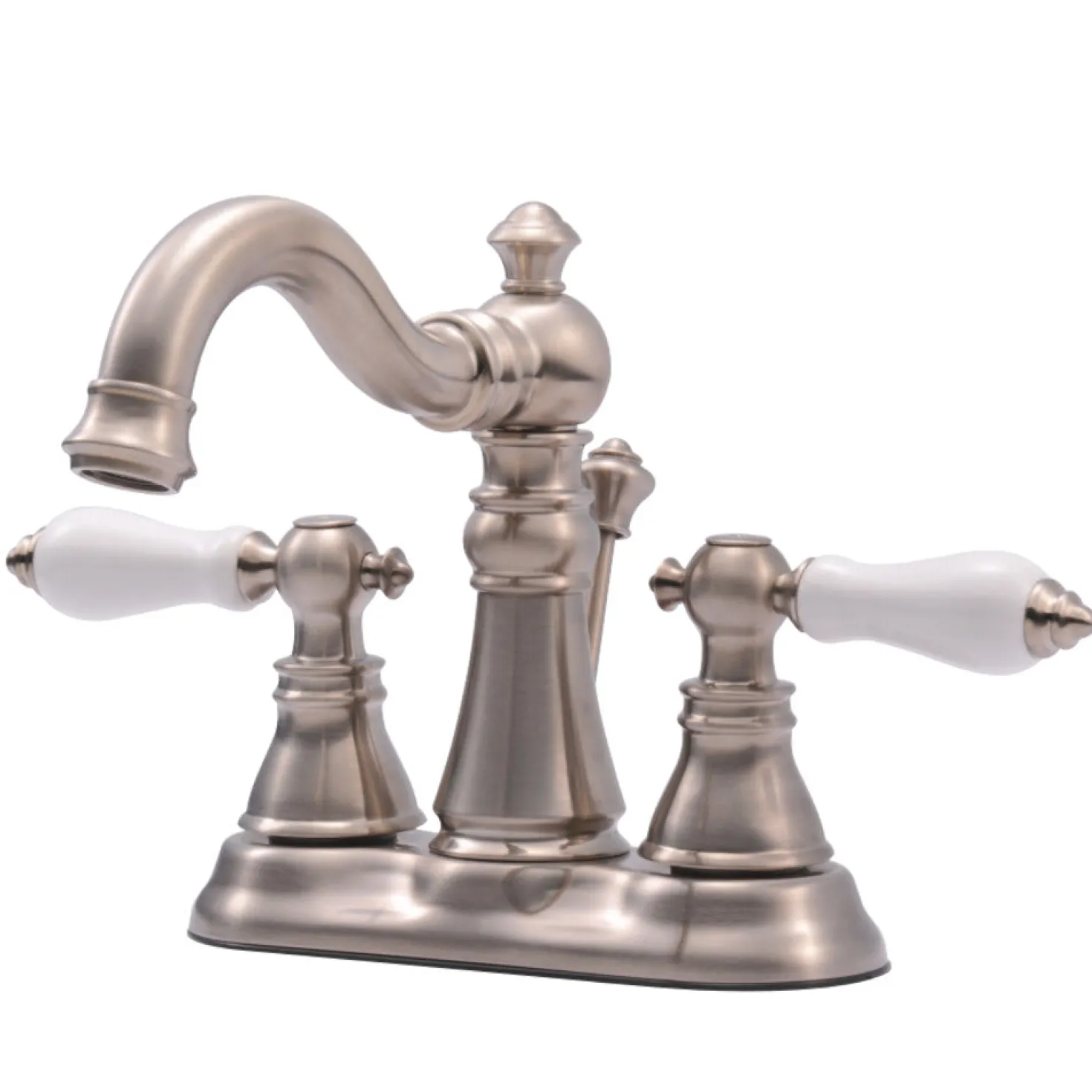 Kingston Brass American Patriot Two Handle 4" Centerset Lavatory Faucet with Retail Pop-up