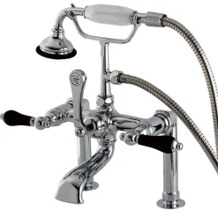 Kingston Brass Aqua Eden AE104T1PKL Duchess Deck Mount Clawfoot Tub Faucet in Polished Chrome