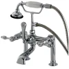 Kingston Brass Aqua Eden AE104T1TAL Tudor Deck Mount Clawfoot Tub Faucet in Polished Chrome