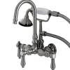Kingston Brass Aqua Eden Bel Air Wall Mount Clawfoot Tub Faucet
