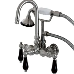 Kingston Brass Aqua Eden Restoration Onyx Wall Mount Clawfoot Tub Faucet