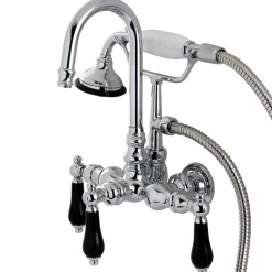 Kingston Brass Aqua Eden Restoration Onyx Wall Mount Clawfoot Tub Faucet