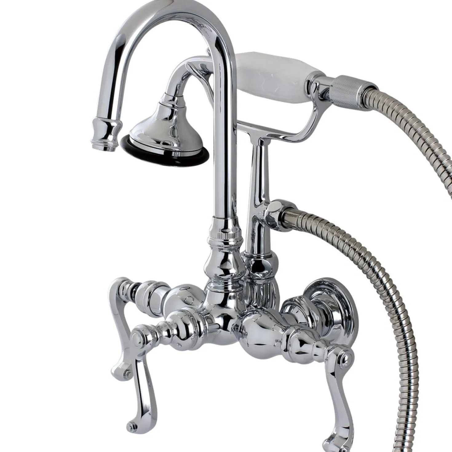 Kingston Brass Aqua Eden Royale Wall Mount Clawfoot Tub Faucet