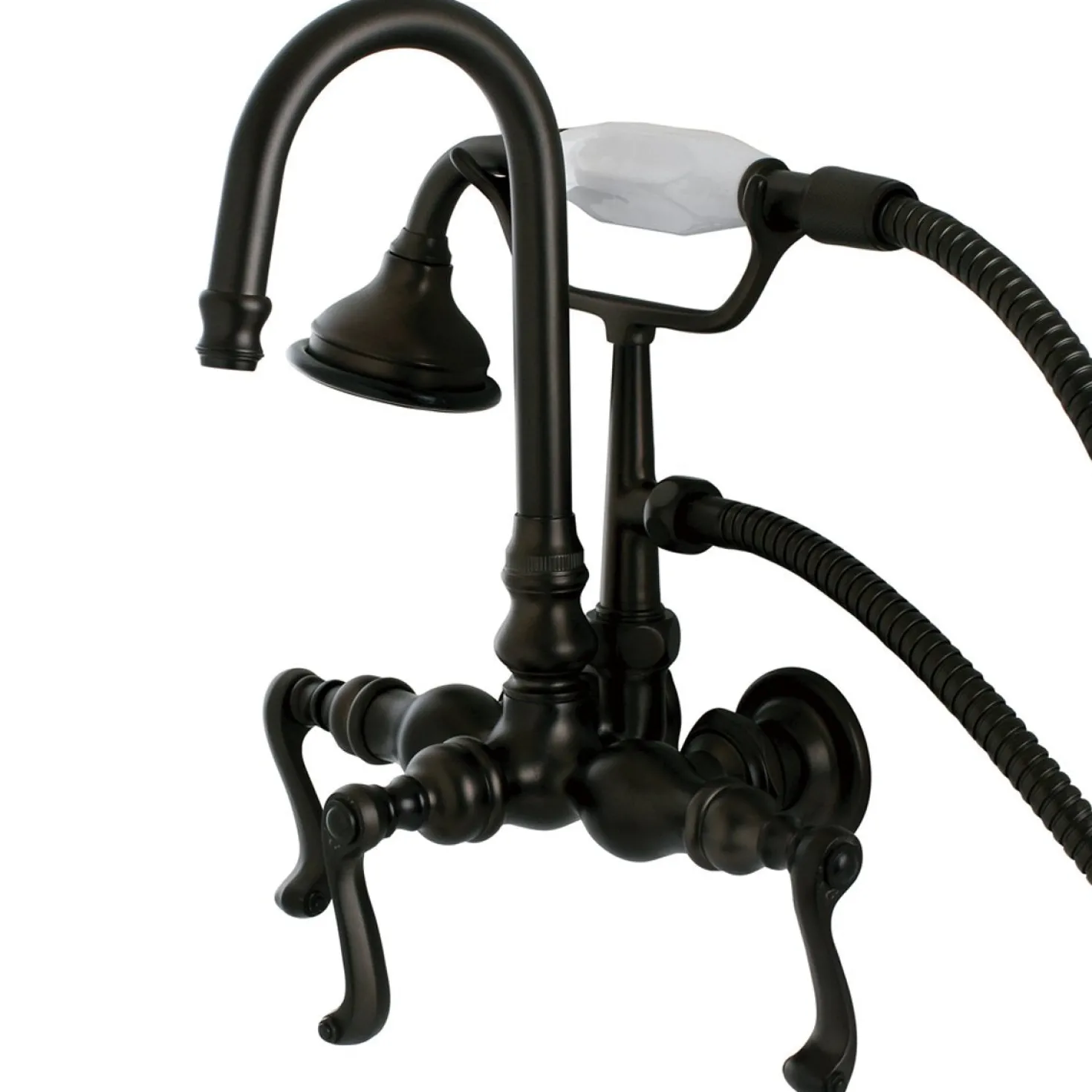 Kingston Brass Aqua Eden Royale Wall Mount Clawfoot Tub Faucet