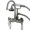 Kingston Brass Aqua Eden Wilshire Wall Mount Clawfoot Tub Faucet