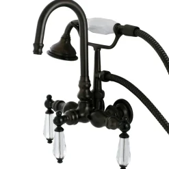 Kingston Brass Aqua Eden Wilshire Wall Mount Clawfoot Tub Faucet