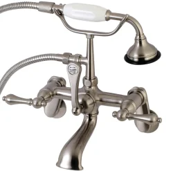 Kingston Brass Aqua Vintage 2-Handle Wall Mount Tub Faucet