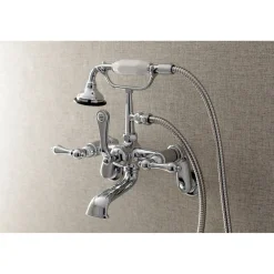 Kingston Brass Aqua Vintage 2-Handle Wall Mount Tub Faucet