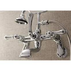 Kingston Brass Aqua Vintage 2-Handle Wall Mount Tub Faucet