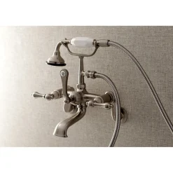 Kingston Brass Aqua Vintage 2-Handle Wall Mount Tub Faucet