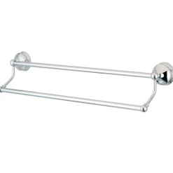 Kingston Brass BA116318C Vintage 18" Dual Towel Bar in Chrome
