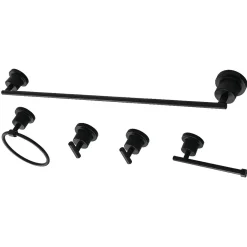 Kingston Brass BAH8230478X-P Concord 5-Piece Bathroom Accessory Set