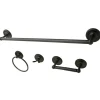 Kingston Brass BAK911478ORB 4-Piece Bathroom Accessories Set in Oil Rubbed Bronze