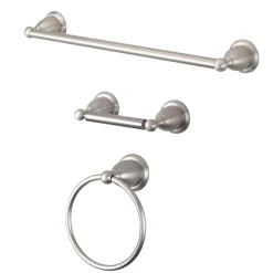 Kingston Brass BAK175148X-P 3-Piece Bathroom Accessory Set