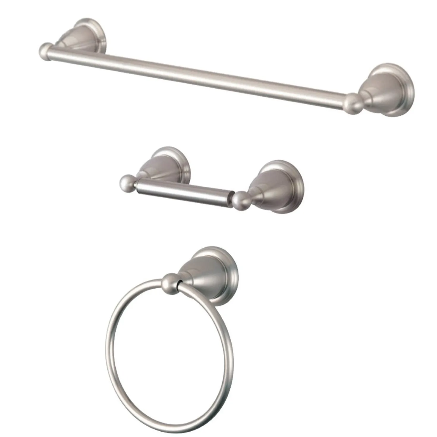 Kingston Brass BAK175148X-P 3-Piece Bathroom Accessory Set