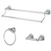 Kingston Brass BAK175348X-P 3-Piece Bathroom Accessory Set
