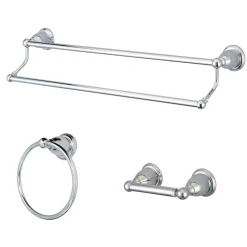 Kingston Brass BAK175348X-P 3-Piece Bathroom Accessory Set