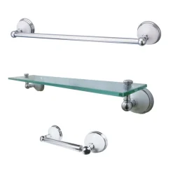 Kingston Brass BAK111289X-P Victorian 3-Piece Bathroom Hardware