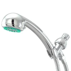 Kingston Brass Barcelona 3-Setting Adjustable Hand Shower with Stainless Steel Hose in Polished Chrome