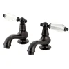 Kingston Brass Basin Tap Faucet with Cross Handle