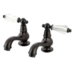Kingston Brass Basin Tap Faucet with Cross Handle
