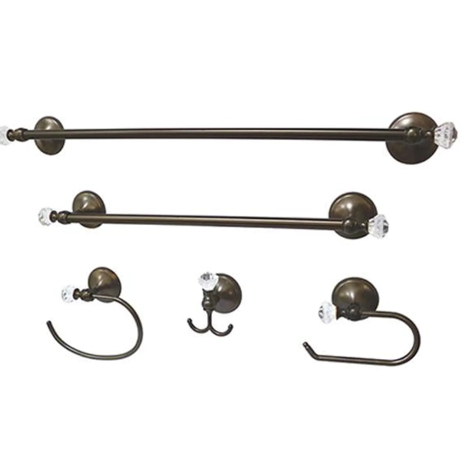 Kingston Brass Bathroom Accessory 5-Piece Bath Hardware Combo