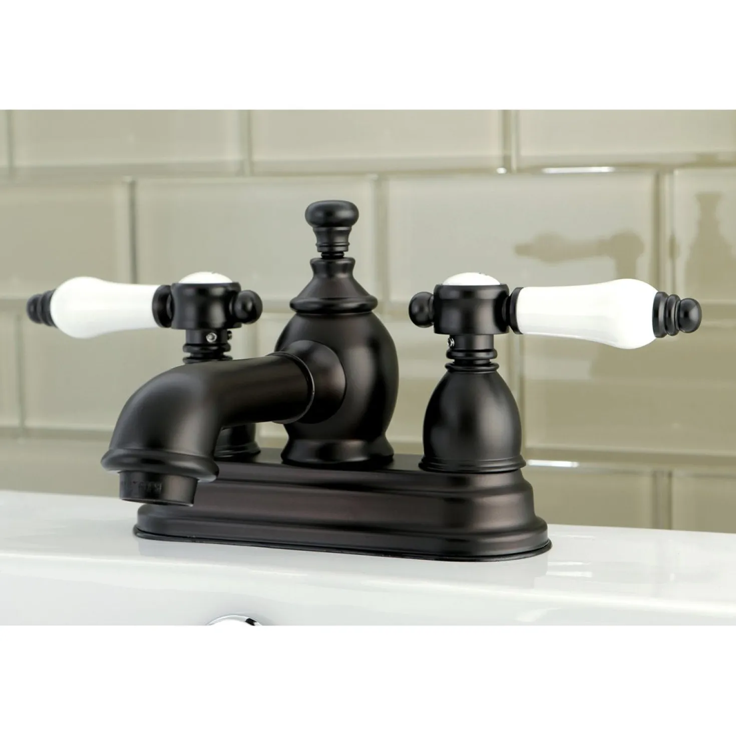 Kingston Brass Bel-Air 4" Centerset 3-Hole Bathroom Faucet