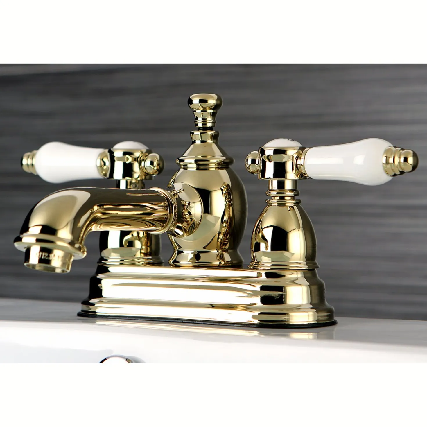 Kingston Brass Bel-Air 4" Centerset 3-Hole Bathroom Faucet