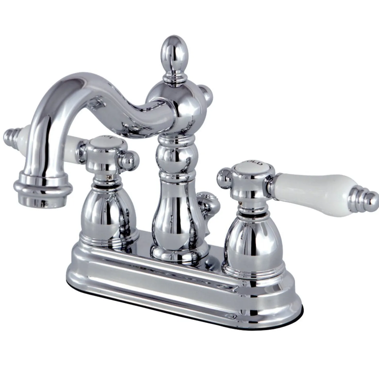 Kingston Brass Bel-Air Deck Mount 4" Centerset Bathroom Faucet
