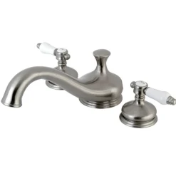 Kingston Brass Bel-Air Deck Mount Roman Tub Filler with Lever Handle