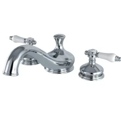 Kingston Brass Bel-Air Deck Mount Roman Tub Filler with Lever Handle
