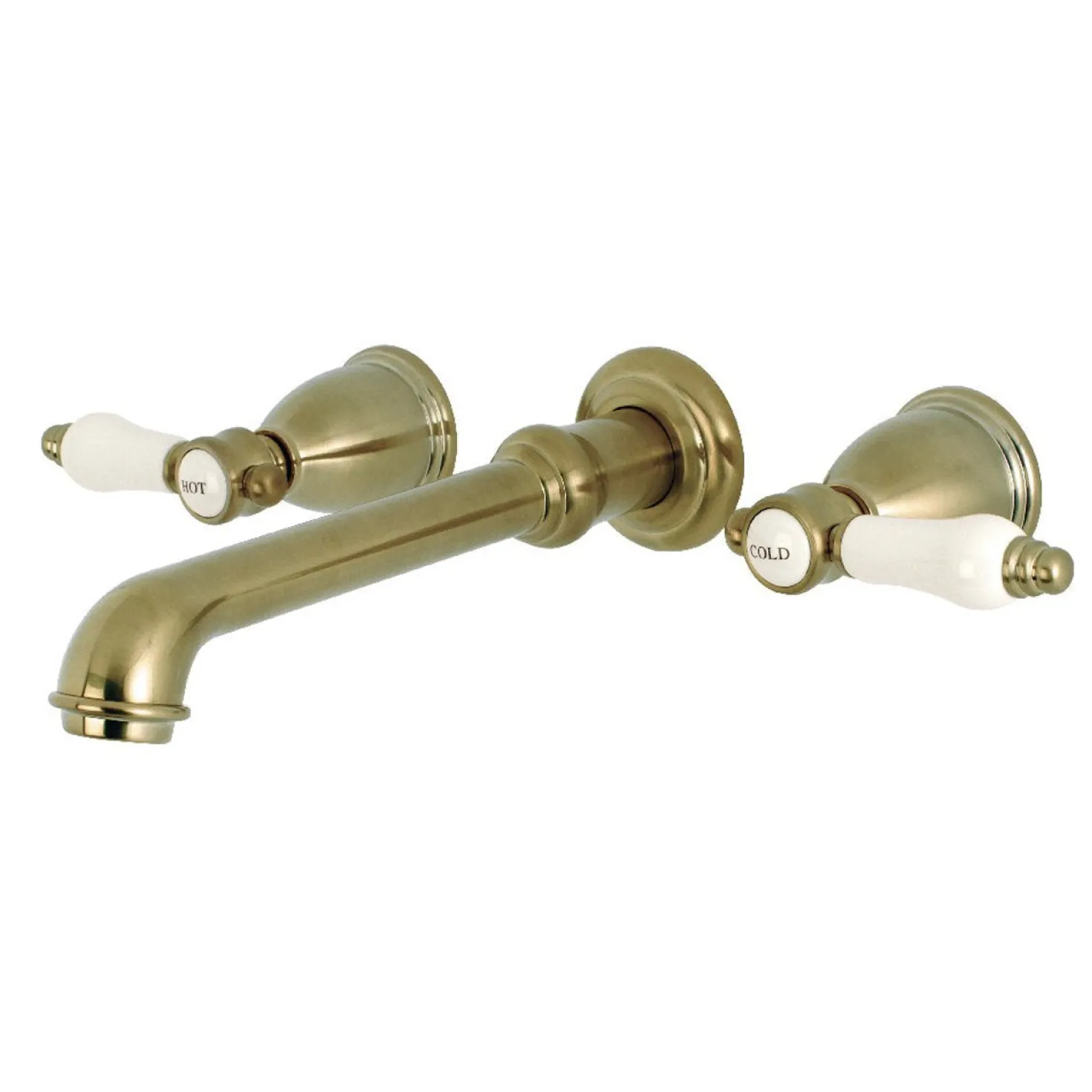 Kingston Brass Bel-Air 2-Handle Wall Mount Roman Tub Faucet