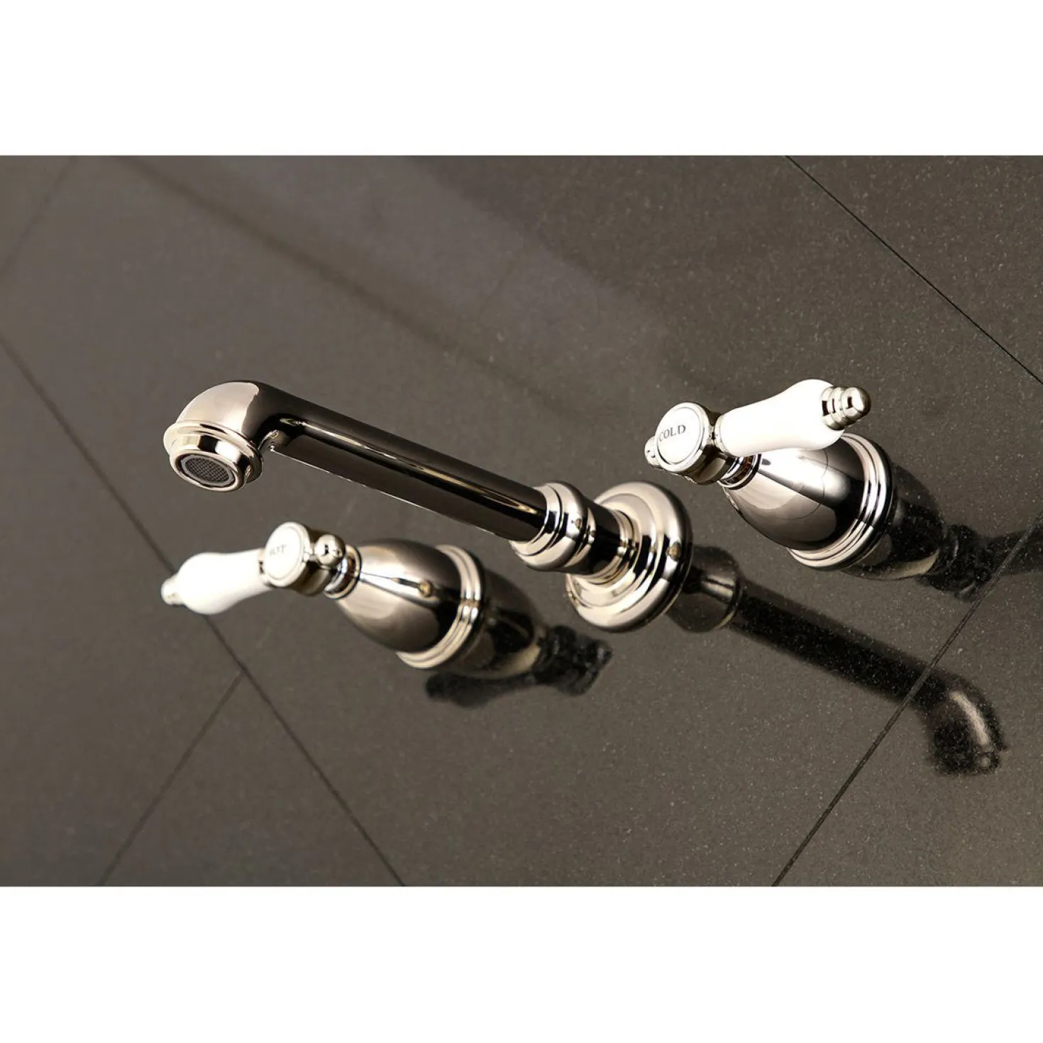 Kingston Brass Bel-Air 2-Handle Wall Mount Roman Tub Faucet