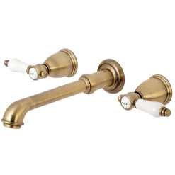 Kingston Brass Bel-Air 2-Handle Wall Mount Roman Tub Faucet