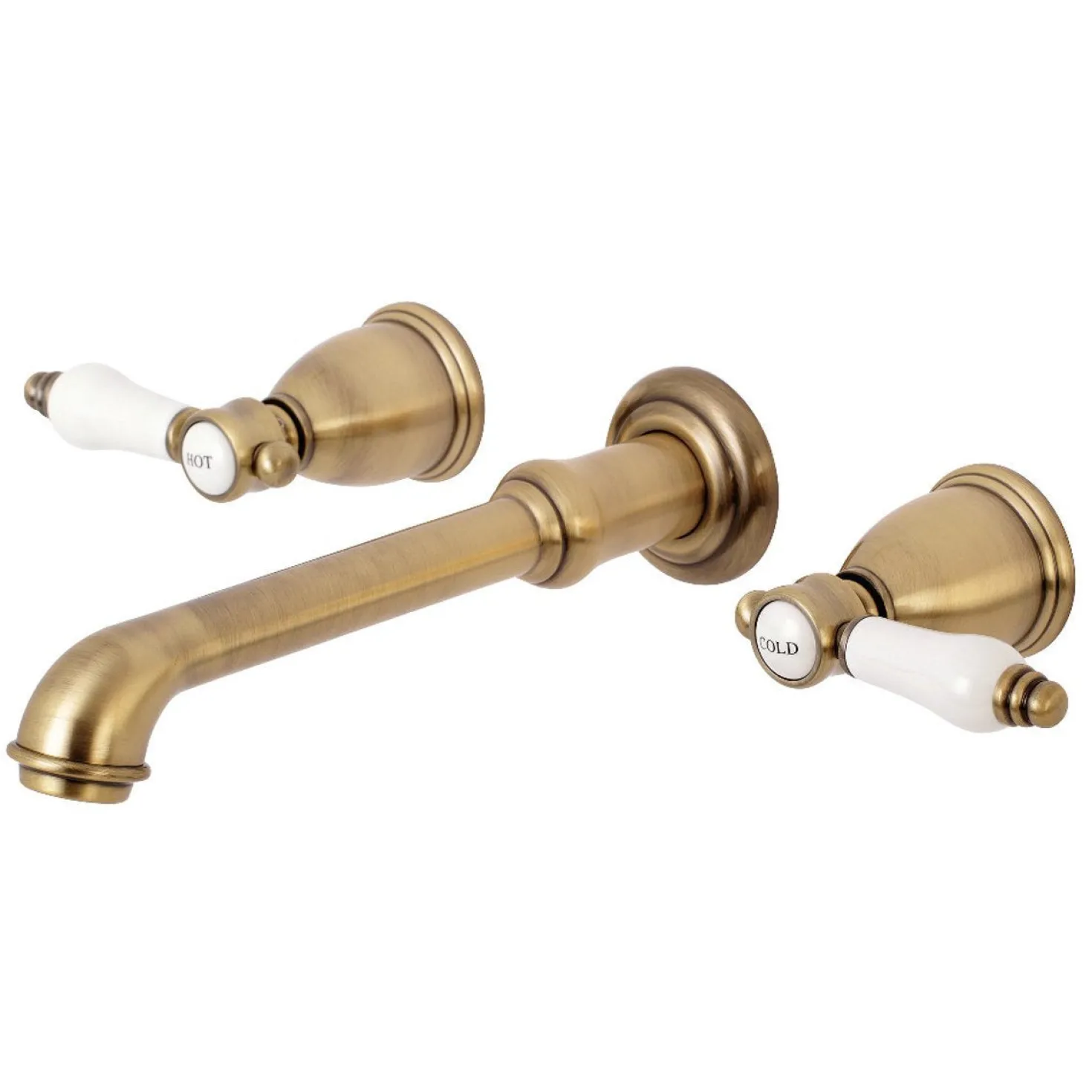 Kingston Brass Bel-Air 2-Handle Wall Mount Roman Tub Faucet