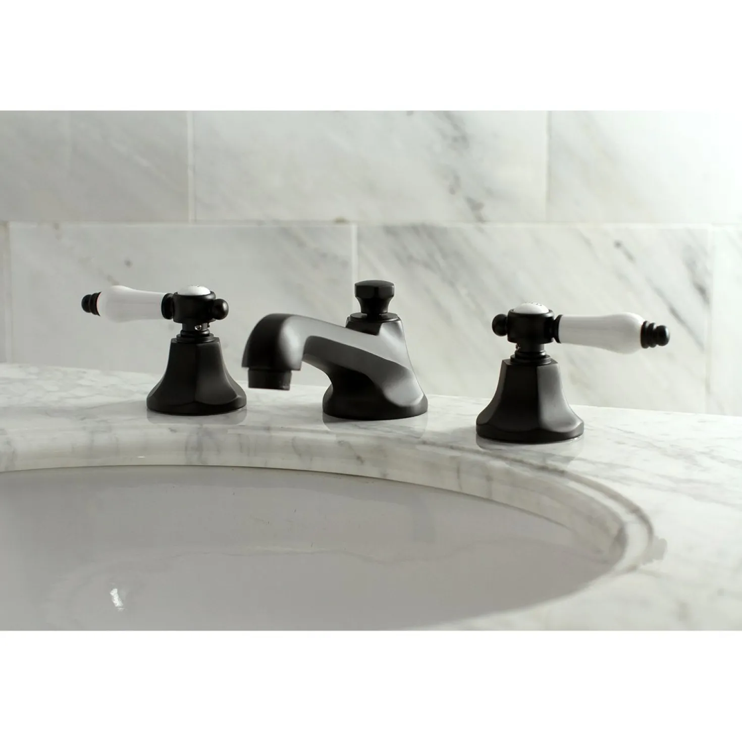 Kingston Brass Bel-Air 3-Hole 8" Widespread Bathroom Faucet
