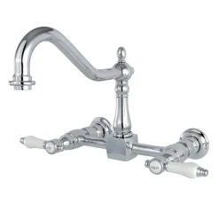 Kingston Brass Bel-Air 8-Inch Centerset Wall Mount Kitchen Faucet