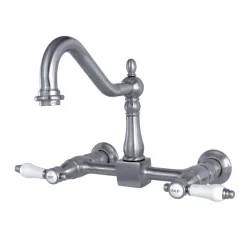 Kingston Brass Bel-Air 8-Inch Centerset Wall Mount Kitchen Faucet