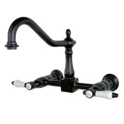 Kingston Brass Bel-Air 8-Inch Centerset Wall Mount Kitchen Faucet