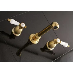 Kingston Brass Bel-Air Two-Handle Wall Mount Bathroom Faucet