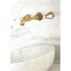 Kingston Brass Bel-Air Two-Handle Wall Mount Bathroom Faucet