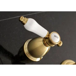 Kingston Brass Bel-Air Two-Handle Wall Mount Bathroom Faucet