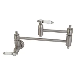 Kingston Brass Bel-Air Wall Mount Pot Filler Kitchen Faucet
