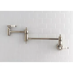 Kingston Brass Bel-Air Wall Mount Pot Filler Kitchen Faucet