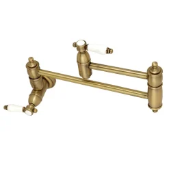 Kingston Brass Bel-Air Wall Mount Pot Filler Kitchen Faucet