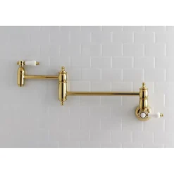 Kingston Brass Bel-Air Wall Mount Pot Filler Kitchen Faucet